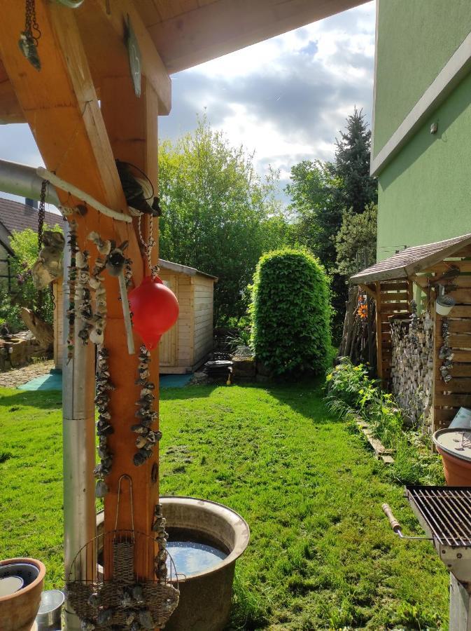 Schoene Gemuetliche Ferienwohnung Am Saaleradweg Grosseutersdorf Esterno foto